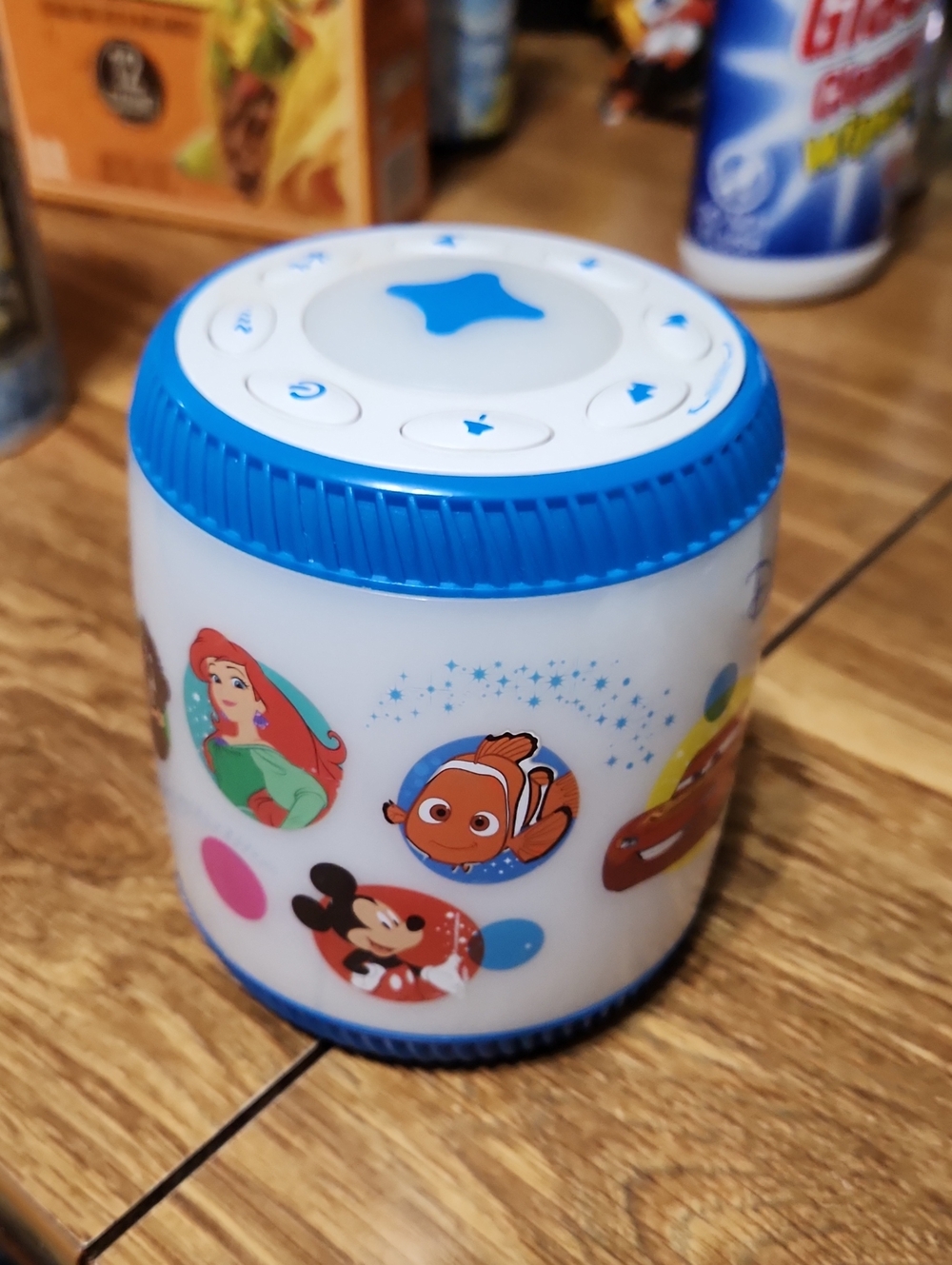 Zlink Kids Blue Night Light With Lullabies And Bluetooth Will Play Phone
